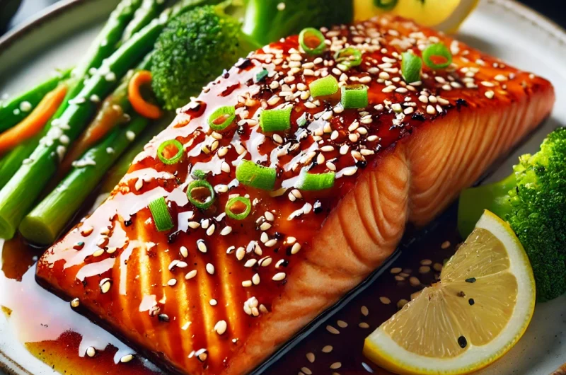 Air Fryer Honey Garlic Salmon