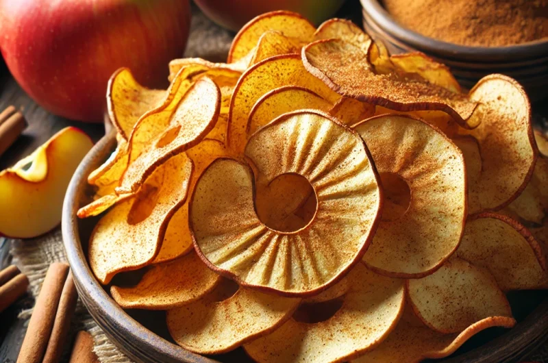 Air Fryer Cinnamon Apple Chips