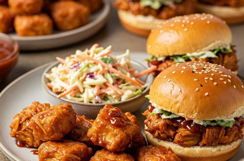 Air Fryer BBQ Jackfruit Bites