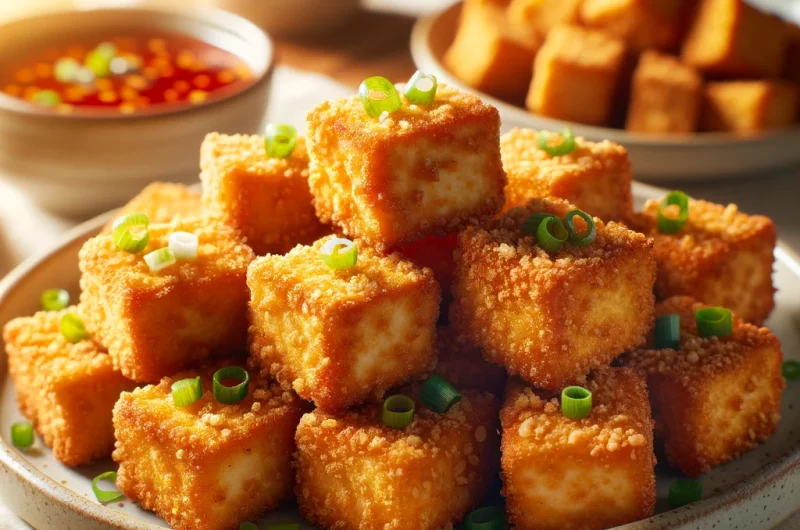 Air Fryer Crispy Tofu Bites