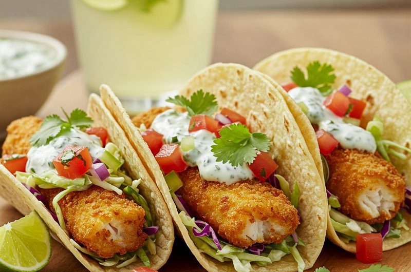 Air Fryer Fish Tacos