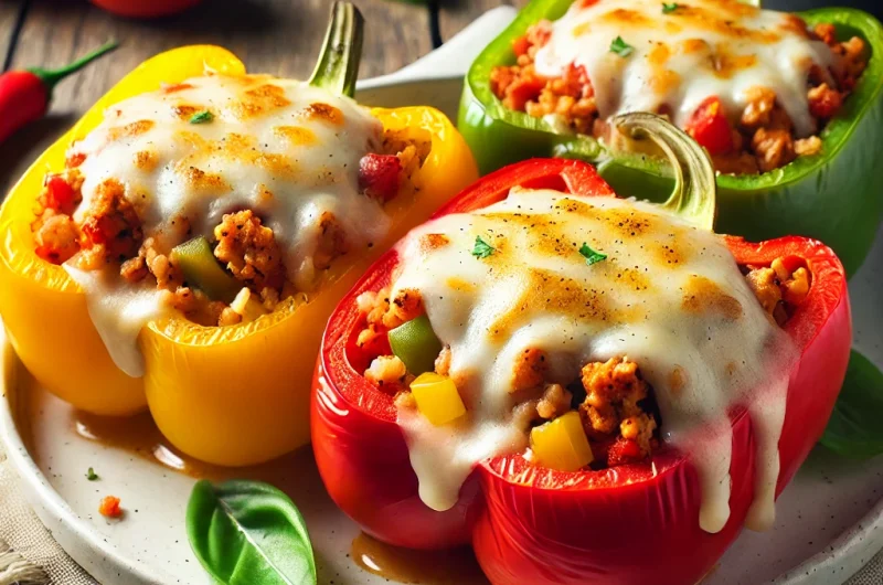 Air Fryer Stuffed Bell Peppers