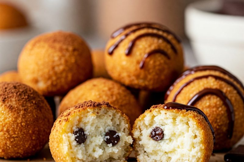 Air Fryer Chocolate Chip Ricotta Bites